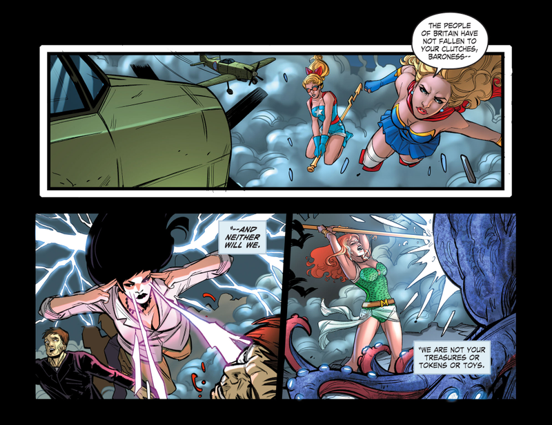 Illustration for article titled DC exclusive: The Bombshells assemble to form their own Justice League